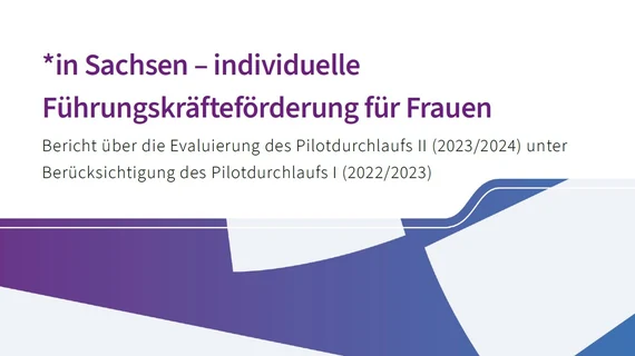 Titelbild des Abschlussberichts »in Sachsen«